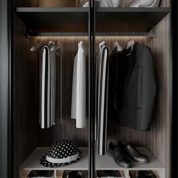 Corridor Cabinet Wardrobe Motion Sensor Light: 12V/24V Adjustable Wardrobe Lighting System with Sensor