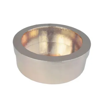Gold Foil Paper Cardboard Round Tube Box