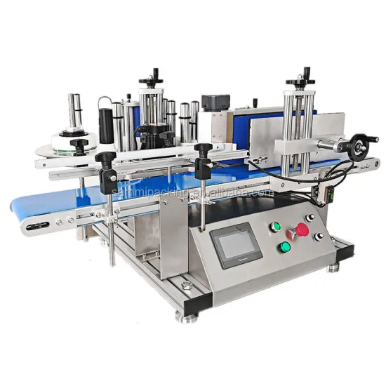 High Efficiency Desktop Automatic Round Bottle Labeling Machine for Cosmetics