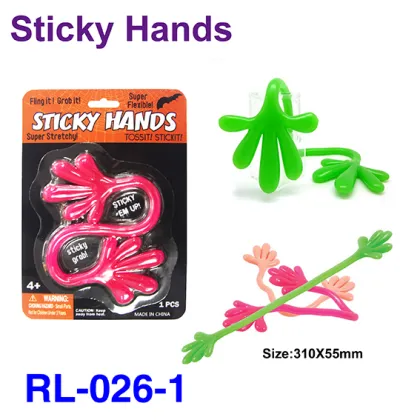 Soft Plastic Sticky Hands Toys/Stretchy Hands