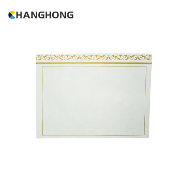 Giấy viết viền trang trí công phu bằng vàng sang trọng