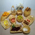 Kreativer Bambuswurzel-Obstteller