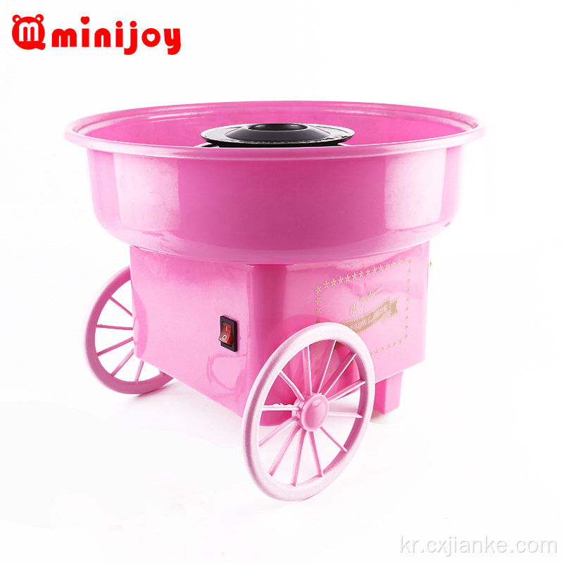 아름다운 핑크 솜사탕 기계