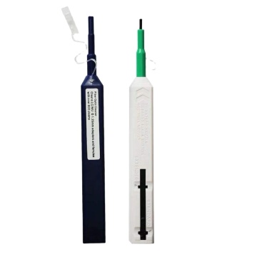 FTTH 800 Cleaning Times One Click LC/MU Cleaner - Fiber Optic Cleaning Pen for SC/FC/ST 2.5mm and LC/MU 1.25mm Connectors