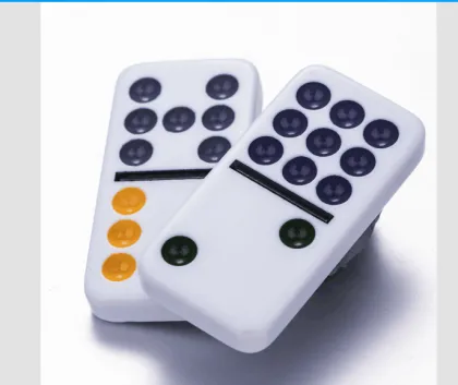 Wholesale Double Twelve White Domino In Tin Box