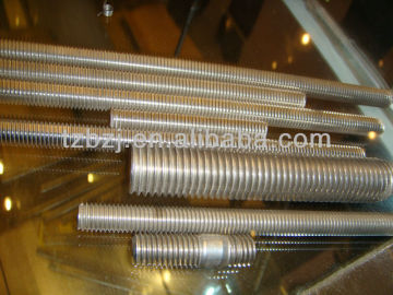 grade4.8-8.8 hdg/ galvanized /black finished DIN975 stud bolt
