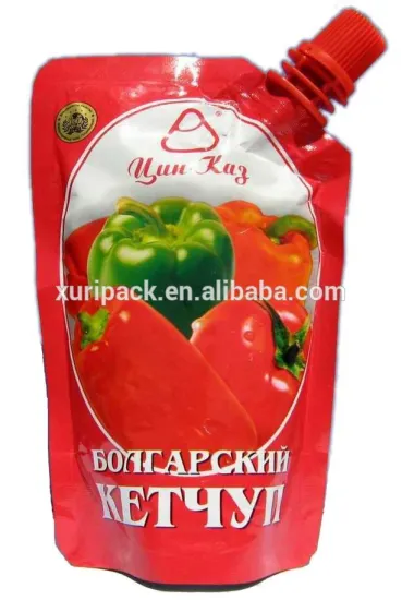 liquid stand up pouch with spout/stand up pouch filling machine