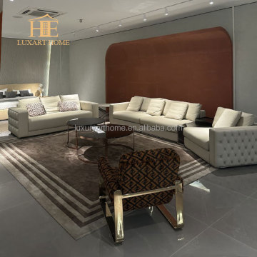 Italian Personalized Design Light Luxury Customization Matte Leather Sofa