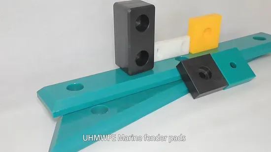 Dock UHMWPE 1000 Sliding Fender Pads for Marine Fender