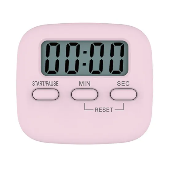 Digital Kitchen Timer Magnetic Countdown Loud Alarm Interval Plastic Funny Multipurpose Household Item