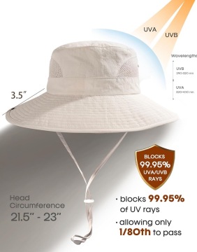 UPF 50+ Ponytail Sun Hat