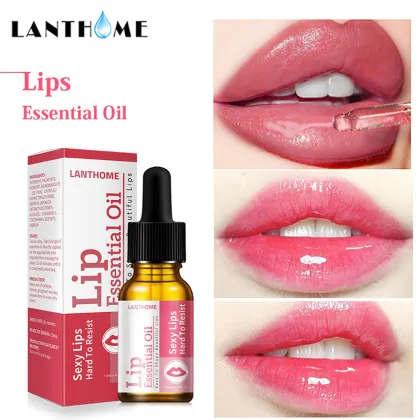 Natural Lip Serum: Full Lip Transparent Moisturizing Lip Gloss Oil