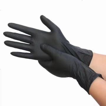 Black Synthetic Nitrile Gloves for Household Cleaning and Tattoo Maintenance