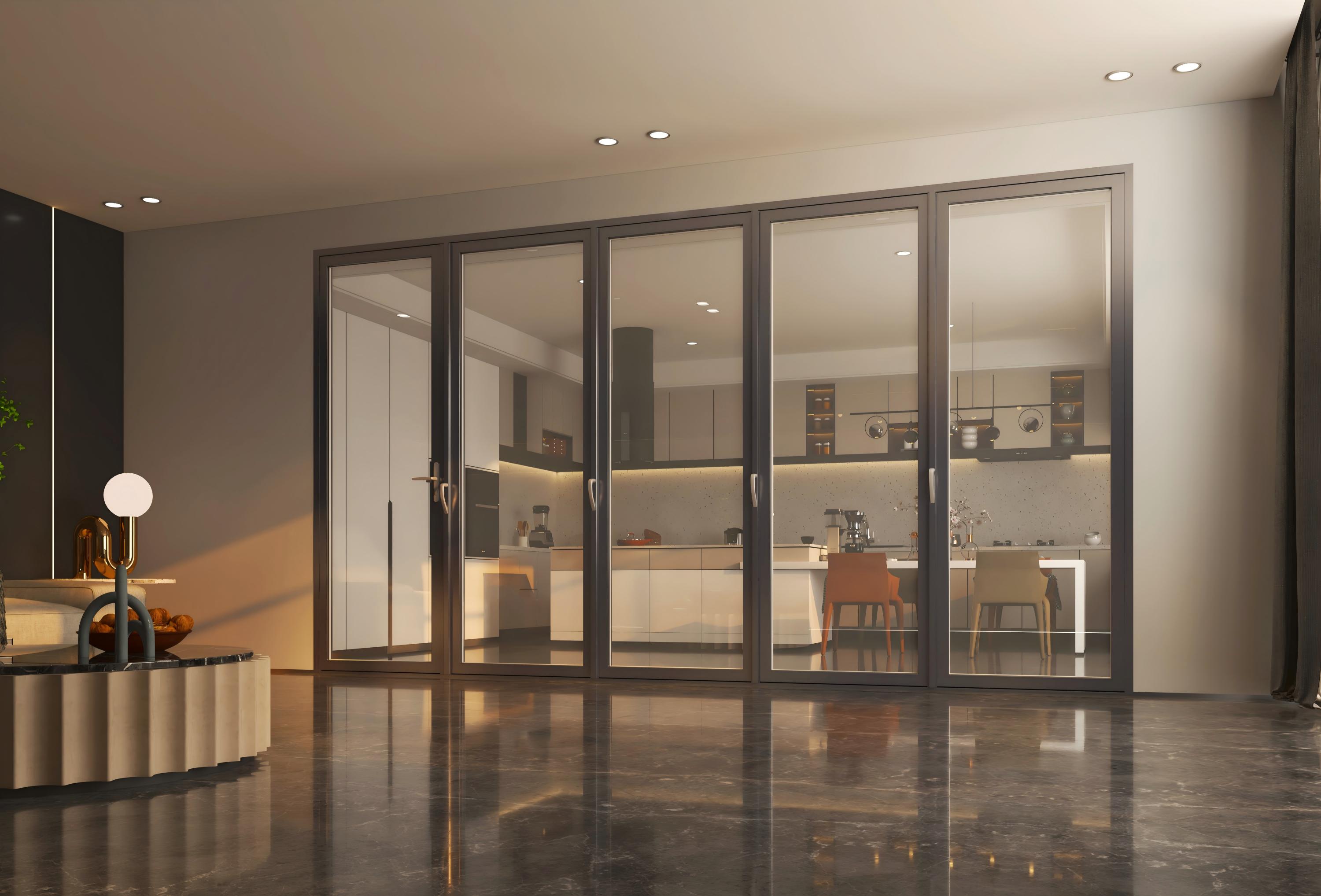 aluminum sliding door