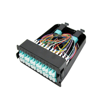 FTTH Optical Fiber MPO/MTP LGX Box with Patch Panel, MPO-LC, 2x12 Fibers, 2pcs MPO Adapter for OEM Clients