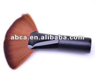 synthetic hair Kabuki Fan makeup brush Soft+Full+large