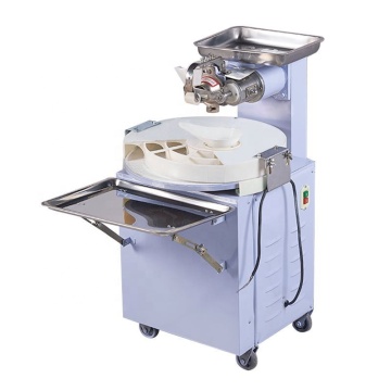 Mesin bulat doh automatik dan mesin pemotong untuk roti, kuki, dan adunan pizza