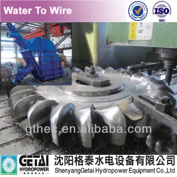 Welded pelton wheel turbine runner in water turbine replacement for turbine generator manufacturer made in china from shenyang