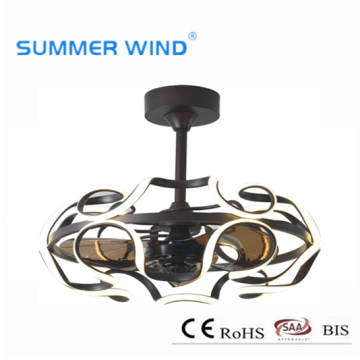 Modern three-leaf decorative ceiling fan light