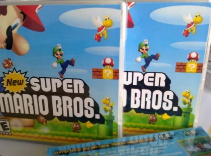 New Super Mario Bros DS Game Card