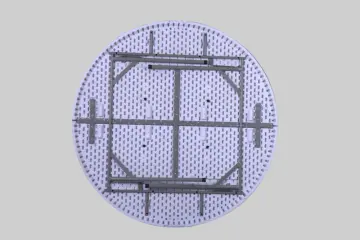 Outdoor hotel banquet Round Plastic Folding Table