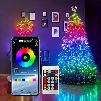 2023 New RGB Leather Line Magic Color String Lights