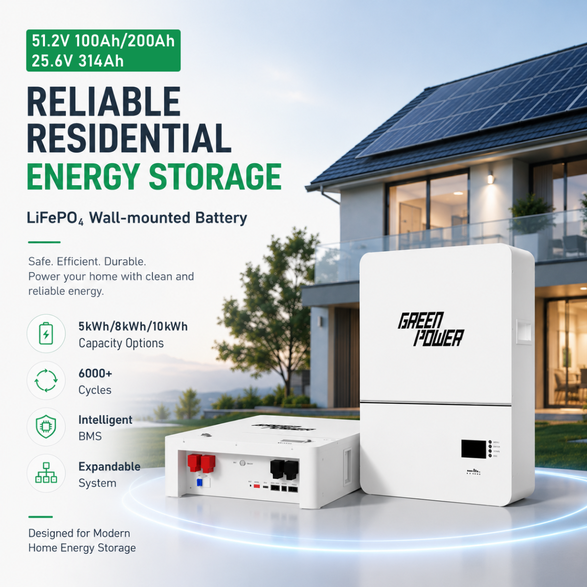 Wall-Mounted Lithium Battery-123-1