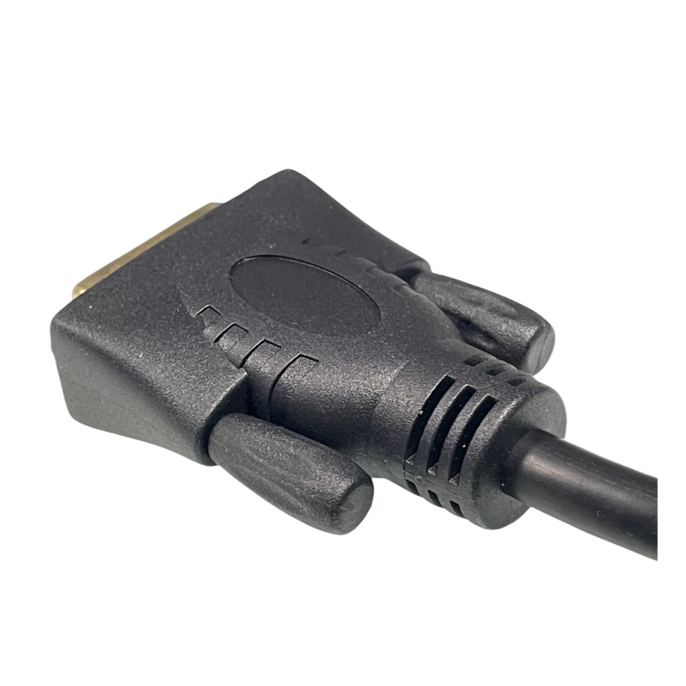 HDMI with locking to DVI-D cable