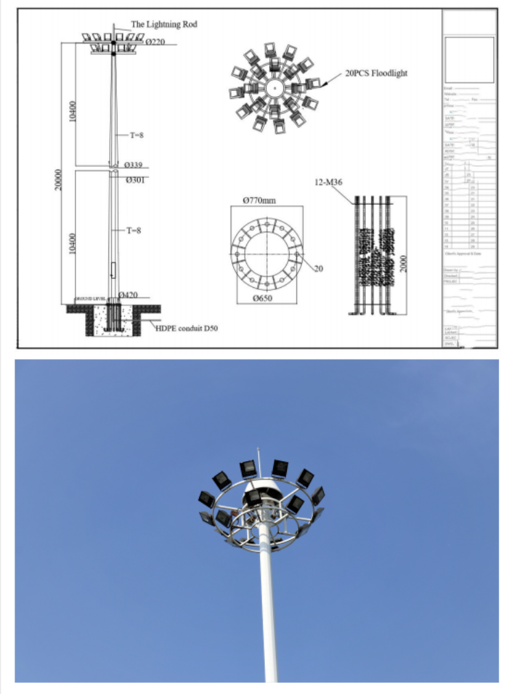 high mast light