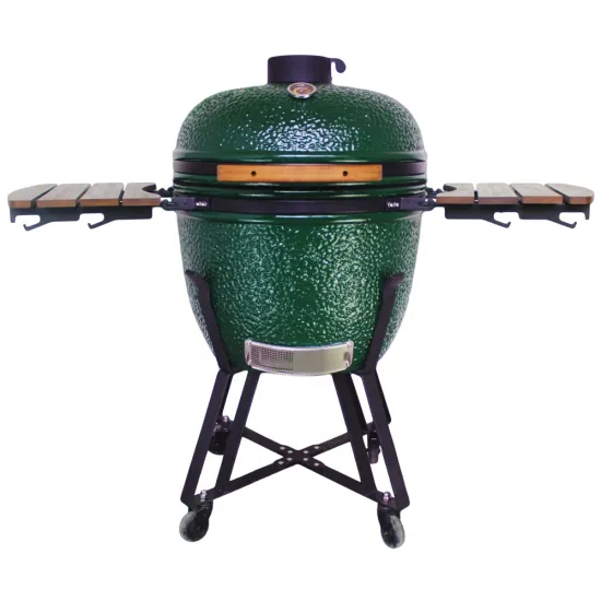 SEB KAMADO 23.5 Inch Green Restaurant Charcoal Bbq Grill outdoors grill Smoker Bbq Grills
