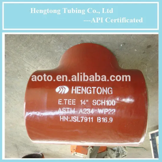 2014 Hot Sales alloy steel A234 WP5 equal tee