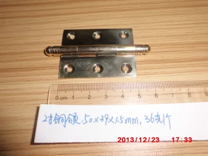 Supplying high quality Crowned Brass hinges