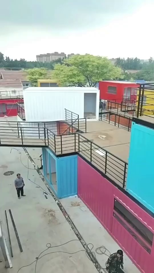 Modular Folding House with Mobile Coffee Lounge Integration