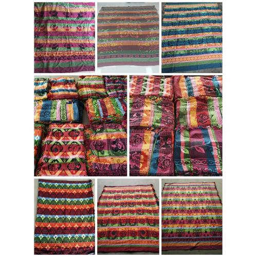 Jacquard Colorful Blanket New Cheap cotton thread recycled fabric Supplier