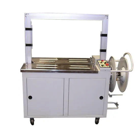 Economical automatic cardboard boxes strapping machine