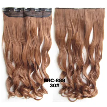 Top Quality wavy clip-on hair extension body wave wig Clip in Hairpieces for girl