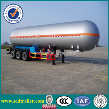 580000liter 24 ton fuwa axle 12 wheeler lpg tank truck trailer