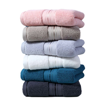 China Supplier of 100% Cotton Hotel Bath Towels with Custom Logo for Wholesale
