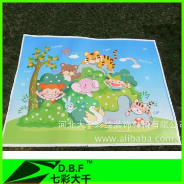 PVC Colourful Children 's play mat