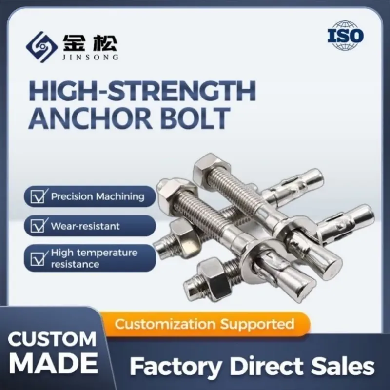 Global Hot-Sell Heavy Duty Stainless Steel Wedge Expansion Anchor Bolts