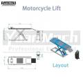 Ex Factory Price Motorcycle Lift 800kg