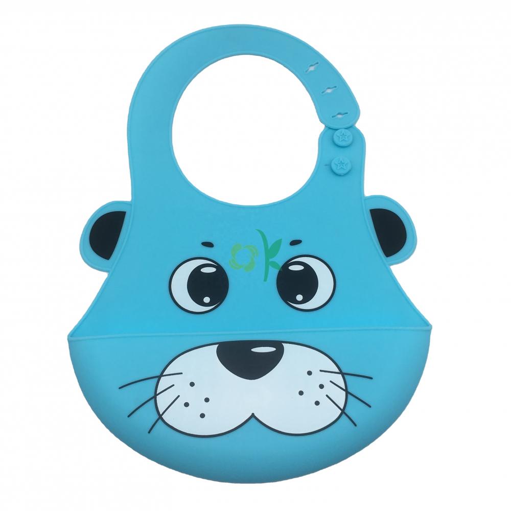 Animal Design Silicone Baby BPA Free Waterproof Bibs