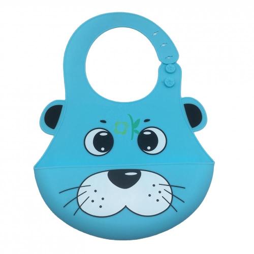 Animal Design Silicone Baby BPA-vrije waterdichte slabbetjes