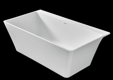 Pure acrylic stone resin bathtub for bathroom
