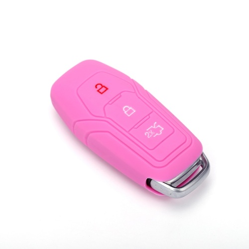 Dmbossed design ford silicone car key holder