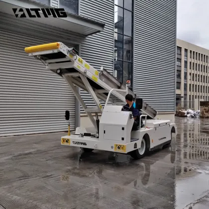Self-Propelled Conveyor Belt Loader for Airport GSE in Aviation