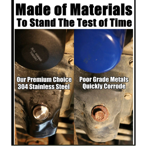 Stainless Steel Oil Drain Plug M14 x 1.5