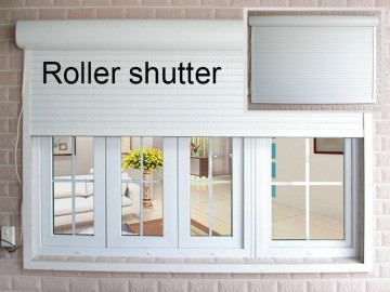 Spanish imported intelligent electric resistant security rolling aluminium roller shutter