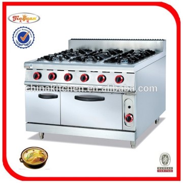 six burner gas range with oven GH-997A