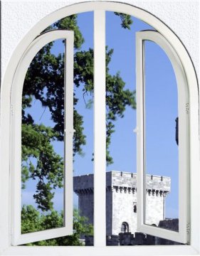New hot selling products pvc casement window with grill design in Guangzhou